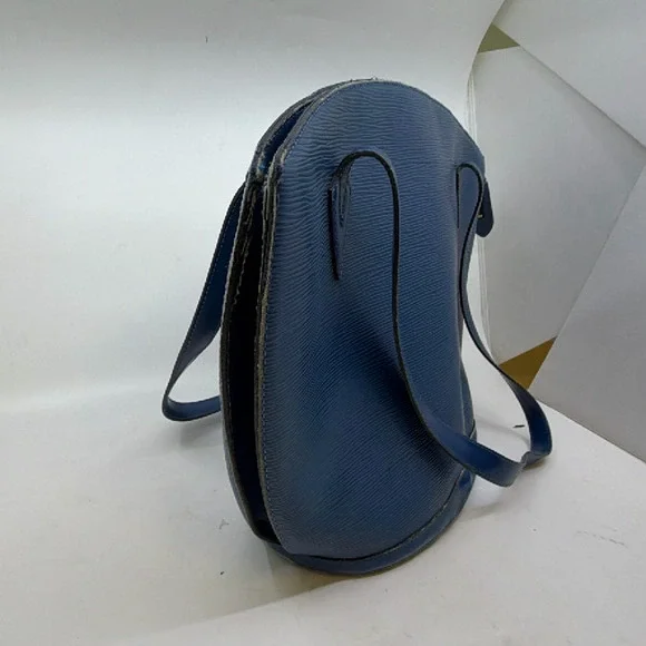 Louis Vuitton Saint Jacques Blue Epi Leather Shoulder Bag - Picture 4 of 8